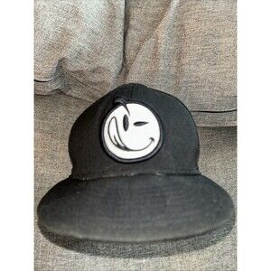 YUMS New Era 9FIFTY 7 3/8 RARE 2011 Hat Black Flat Brim Cap Fitted Streetwear